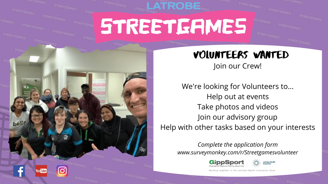 Do you want o be a Streetgames Volunteer?
