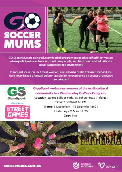Multicultural Go Soccer Mums program @ James Balfour Park