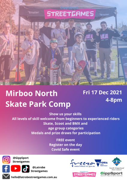 Mirboo North Skate Park Comp @ Mirboo North Skatepark