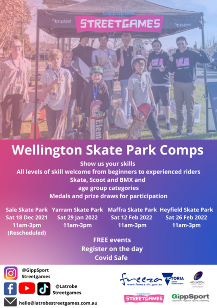 Wellington Skate Comps Series @ Wellington - Multiple locations