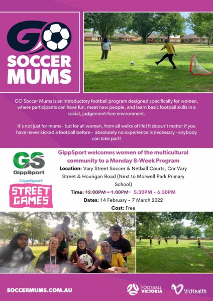 GO Soccer Mums Morwell @ Vary Street Soccer and Netball Courts