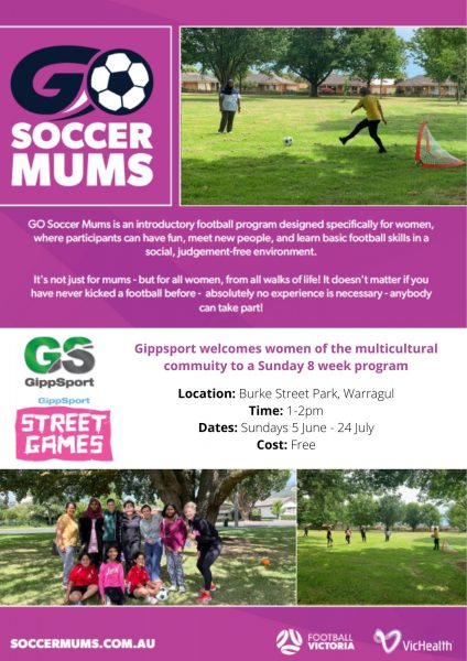 Go Soccer Mums - Warragul @ Burke Street Park Warragul